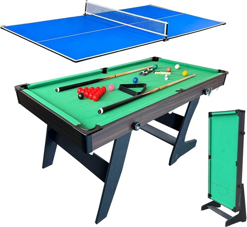 6ft folding snooker - folding,
