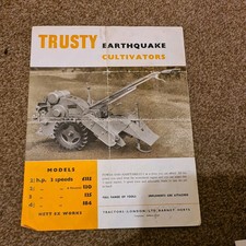 Trusty earthquake cultivator