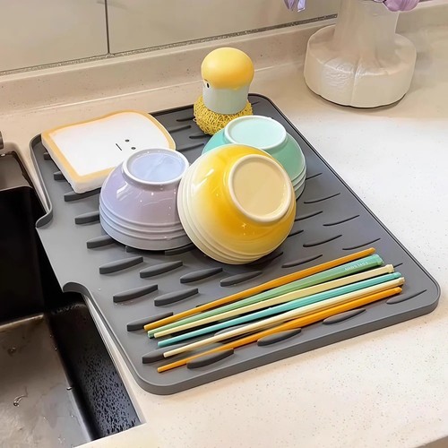 Silicone pots dish drain - pots,