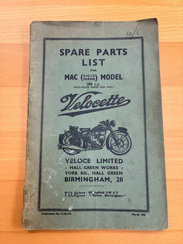 Velocette mac rigid frame - mac,