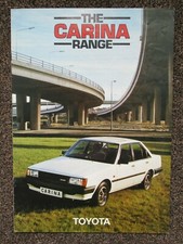 Toyota Carina range sales