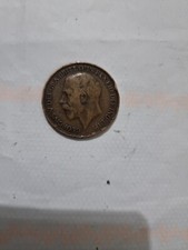 1916 One Penny 1d Coin King
