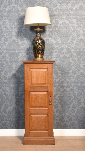 Oak single door filing - , cabinet