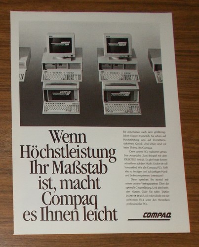 Rare advertising compaq - rare,