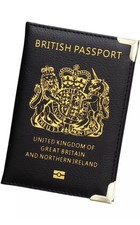 New UK British Passport Cover