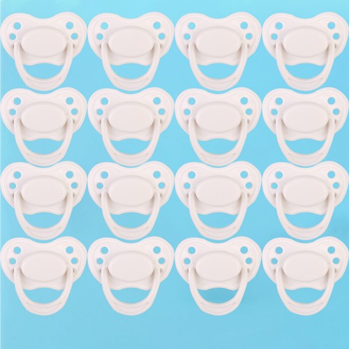 White magnetic dummy soother - magnetic,