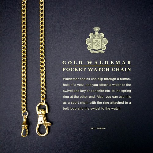 Waldemar men gold plated - waldemar, gold-plated