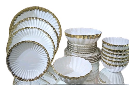 Luxury gold gilded ribbed - luxury,