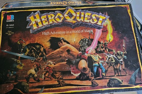Hero quest board game 1989 - board,