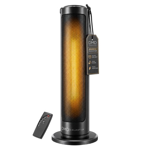 Ceramic space heater with - heater,