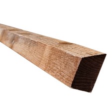 Fence Rail Bevelled Cant Timber 47x75mm 3x2" Pressure Treated Brown Fencing Bev