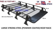  Large Heavy Duty Van 2.2mx1.2m Steel Roof Rack fits Fiat Toyota Shogun Ford Kia