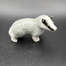 Wade First Whimsies-BADGER-Set 3-English Country Animals-1955-58-Chipped Foot