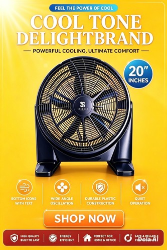 Delight powerful cooling fan - delight,
