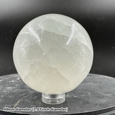 Selenite crystal ball sphere -