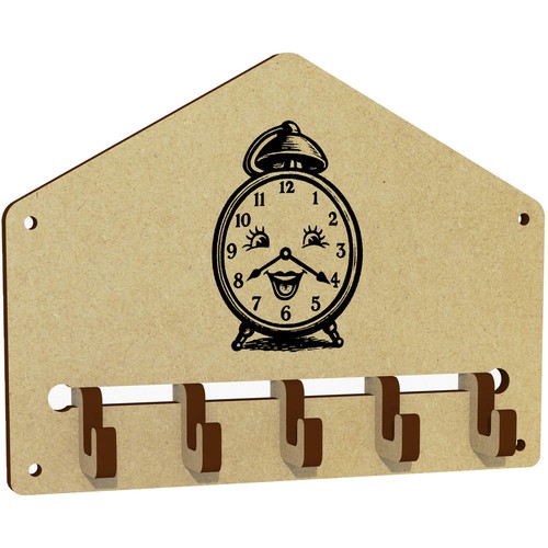Happy face alarm clock wall - alarm, clock'