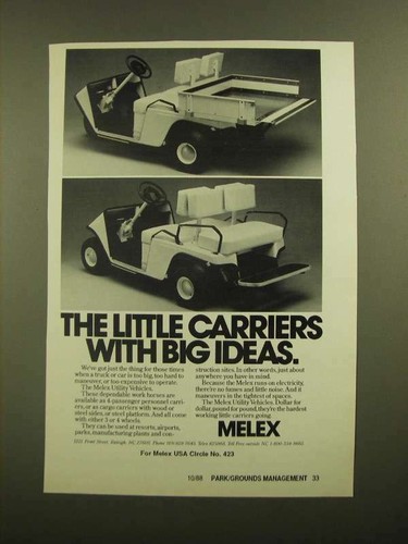 1988 melex utility vehicles - 1988,