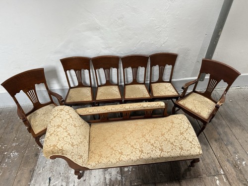 Edwardian antique chaise - edwardian,