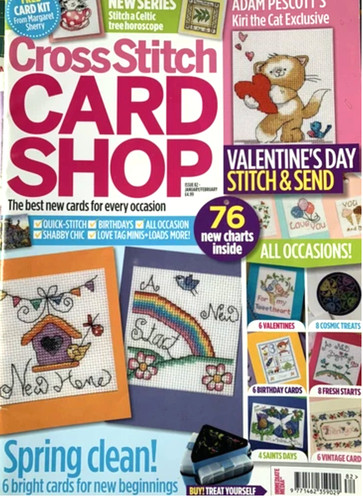 Cross stitch card shop - card,