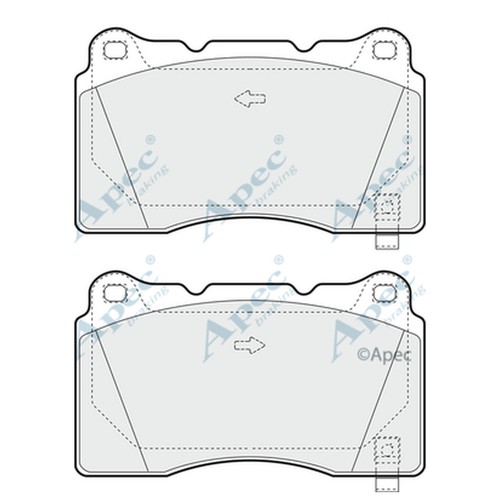 Brake pads set - pads,