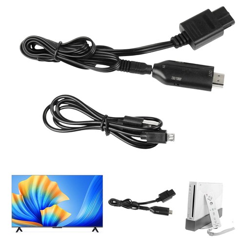 Wii hdmi converter cable - to,