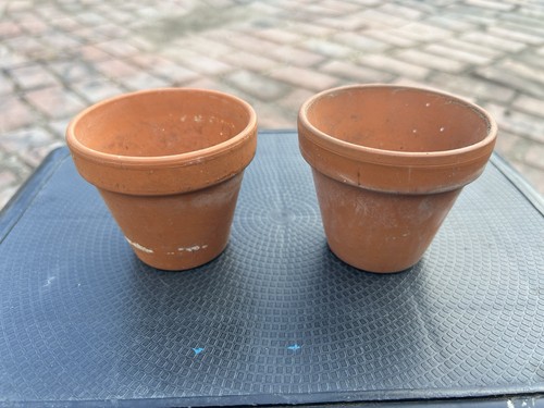 Vintage terracotta pots ref - pots,