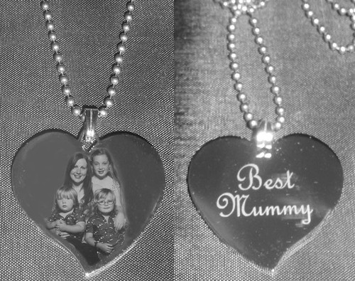 Personalised necklace photo