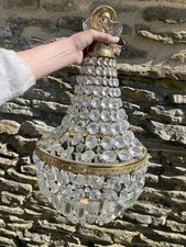 Vintage Crystal Glass Lustre