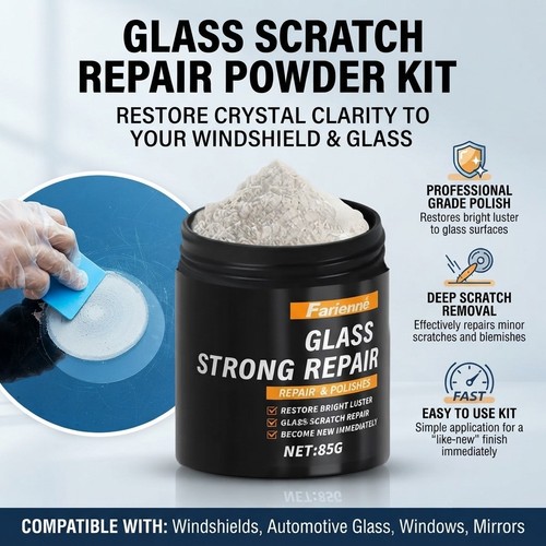 Glass scratch repair powder - scratch,