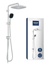 GROHE Vitalio Comfort 250 Flex - Shower System with Diverter (Square 25cm Head S