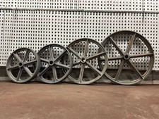 Cast iron wheels Shepherds Hut Wheels Glamping British
