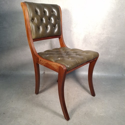 Leather desk chair - leather,