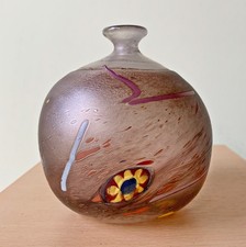 SUPER Kosta Boda Tornado vase by Bertil Vallien - fully signed Model 48279