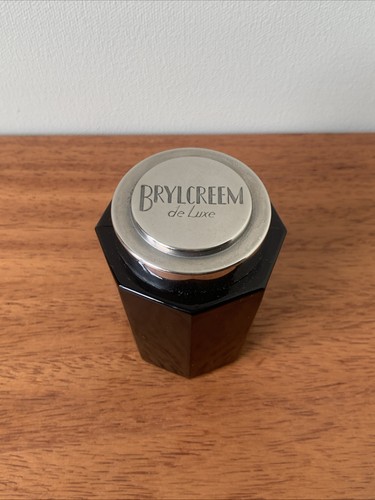 Art deco black glass - black, brylcreem