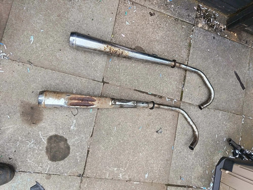 Honda 200 benly exhaust - 200,