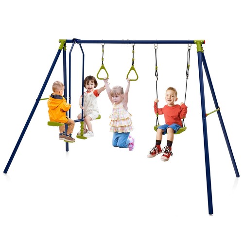 Kids swing set metal - swing,