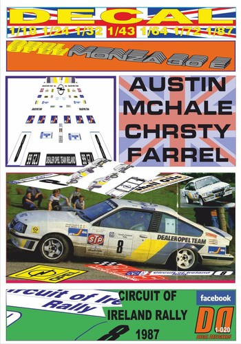 Decal opel monza gse austin - monza,