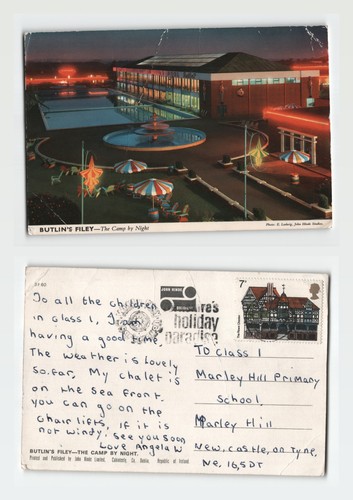 Postcard butlin filey the - postcard,