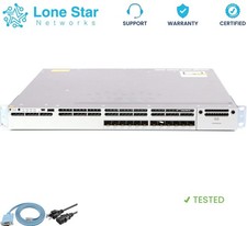 Cisco WS-C3850-12S-S Catalyst 3850 12 Port GE SFP IP Base Layer 3 Switch