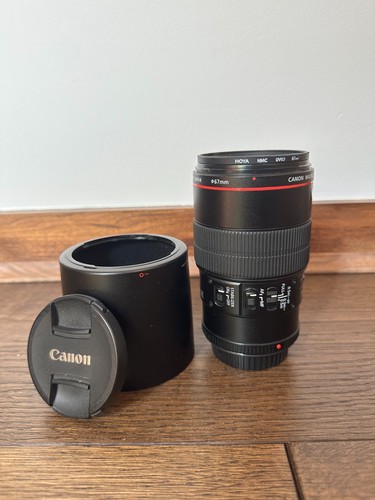 Canon 100mm is usm - ef, f2.8l
