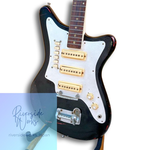 Teisco bizarre guitar 1960s - bizarre,