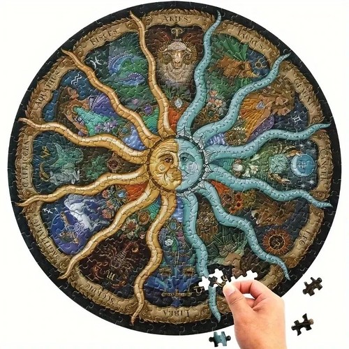 1000 piece round - round, constellation