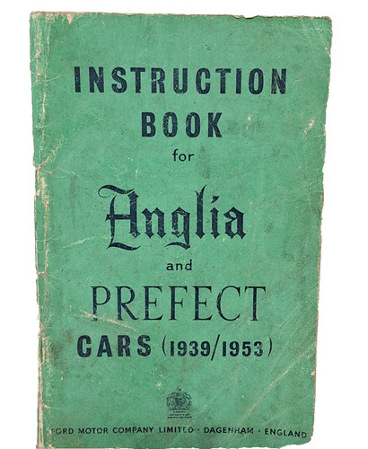 Instruction book for anglia - instruction,