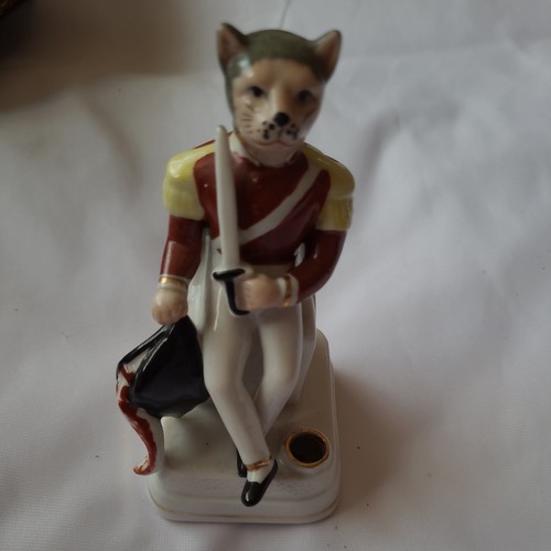 Soldier cat staffordshire - soldier,