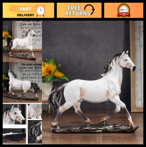 Horse resin statue - figurine,