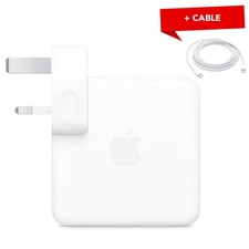 Genuine Apple 61W USB-C Macbook Pro & Air Power Adapter Charger With Cable A1947