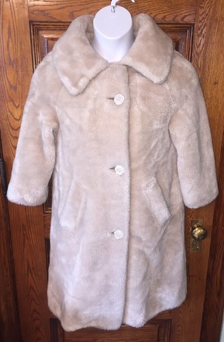 Vintage 70s blonde plush faux - vintage,