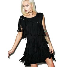 NEW KILLSTAR Mona Fringe Tunic