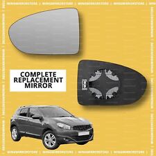 Left side for Nissan Qashqai 2006-2013 heated wing mirror glass