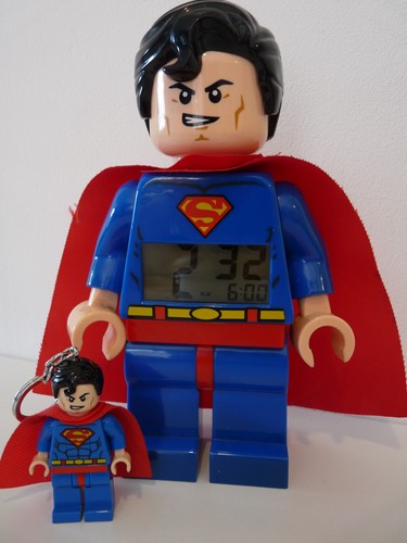 Lego superman figure alarm